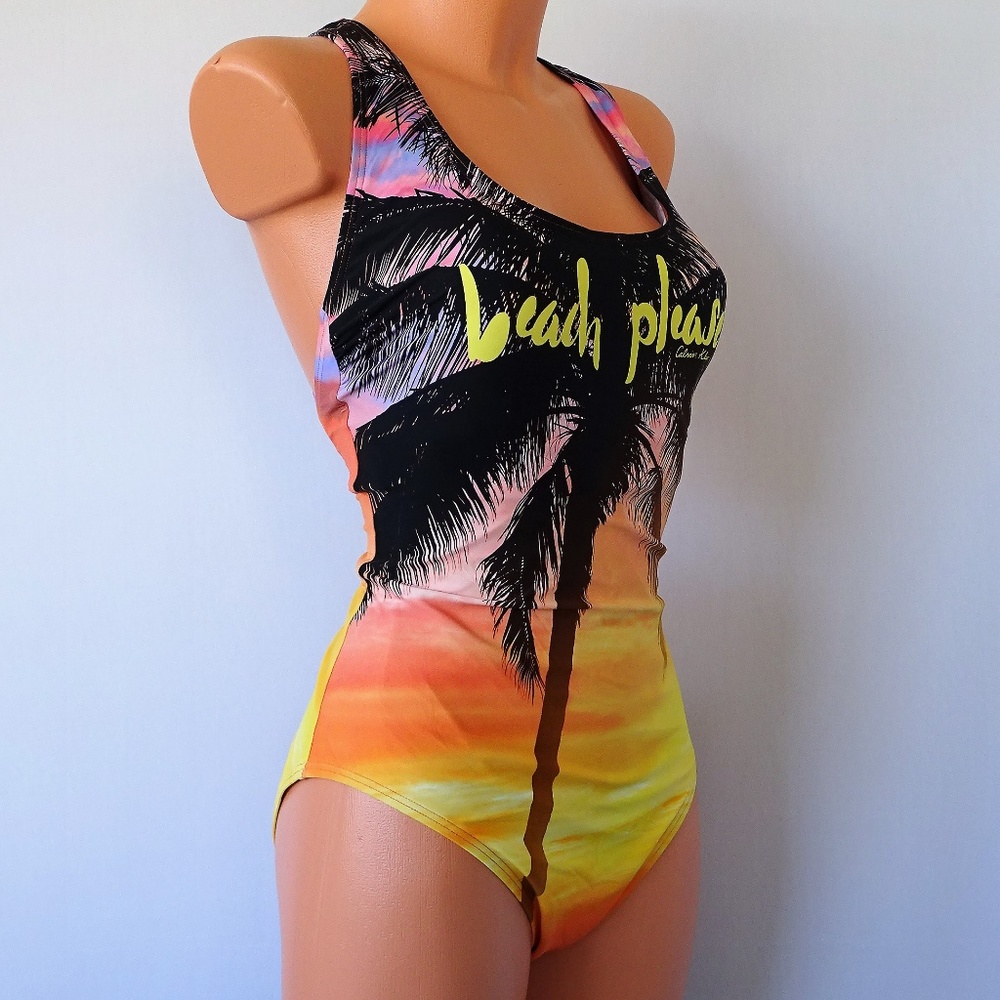 Calvin Klein Multi One Piece Swimsuit NWT - Picture 2 of 4